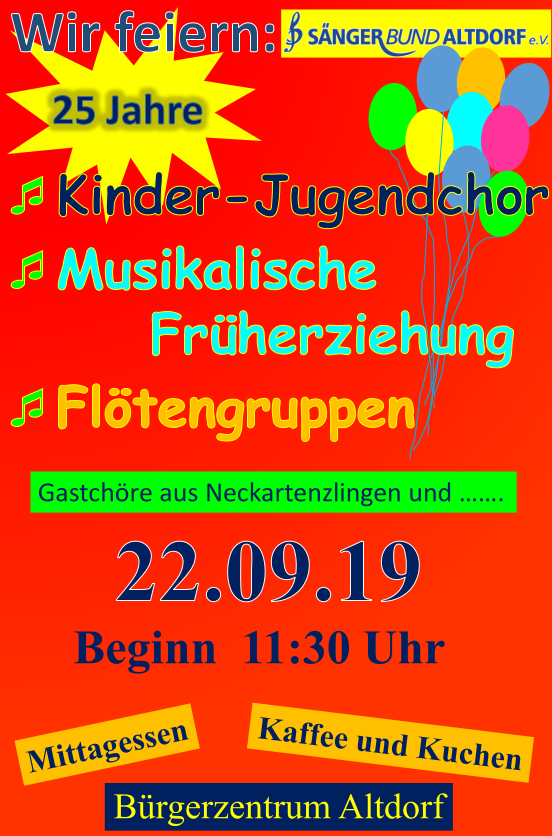 Jubiläum 2019